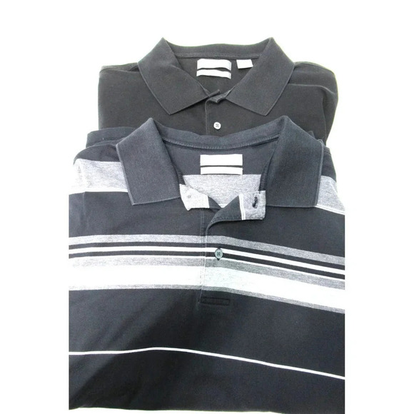 TWO Daniel Cremieux Sig Collect Double Mercerized Cotton Sz XL Men's Polo Shirts - Picture 1 of 8